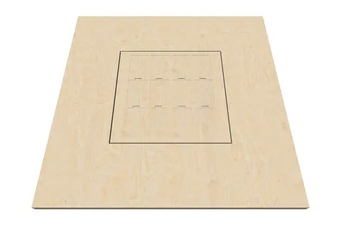 Metal Business Card Jig for Woxcker L2