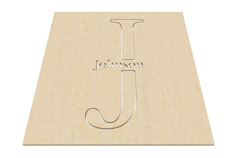 Johnson plain monogram - image 1