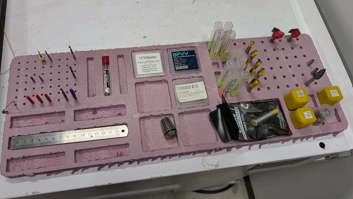 cnc bits tray - image 1