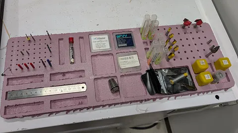 cnc bits tray