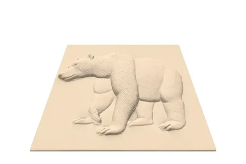 bear carve for easel