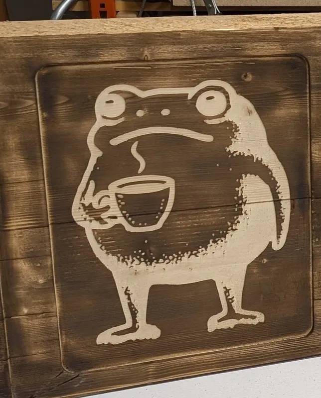 coffee toad sign - image 1