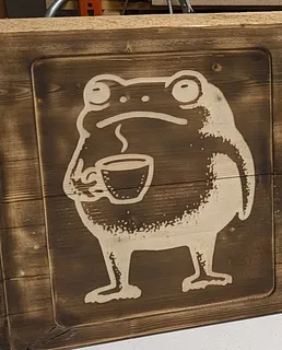 coffee toad sign