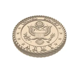 US_ARMY_LOGO_3D_STL - image 1