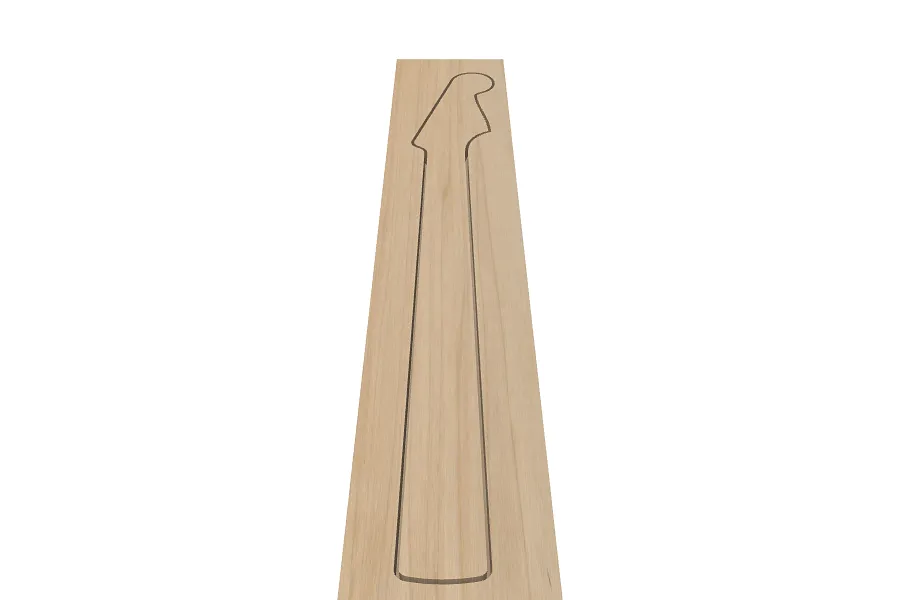 Strat Neck w/ truss rod inlet - image 1