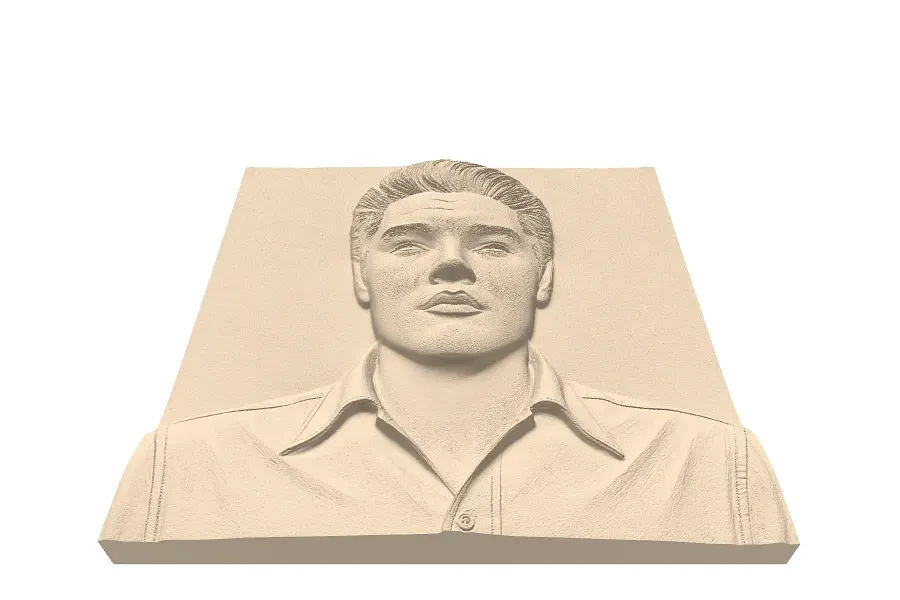 Sculptural Elvis Portrait - image 1
