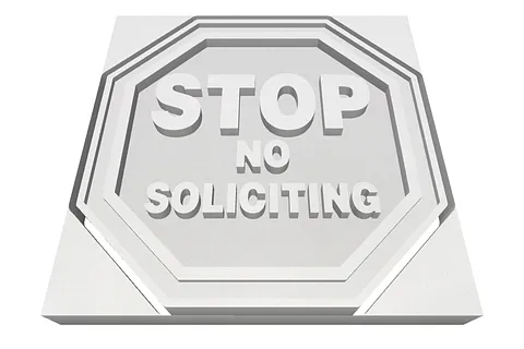 Stop No Soliciting