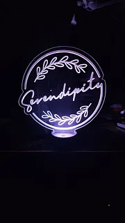 Serendipity LED Light Sign