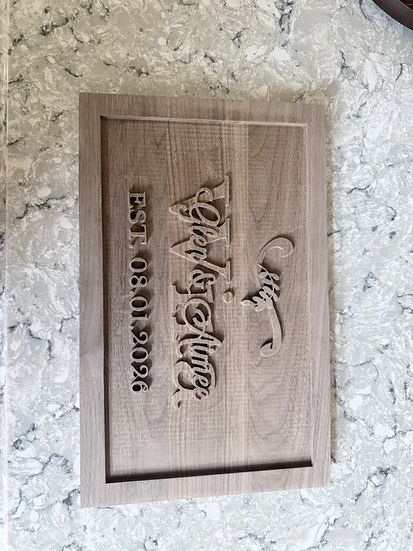 wedding sign with date - image 2