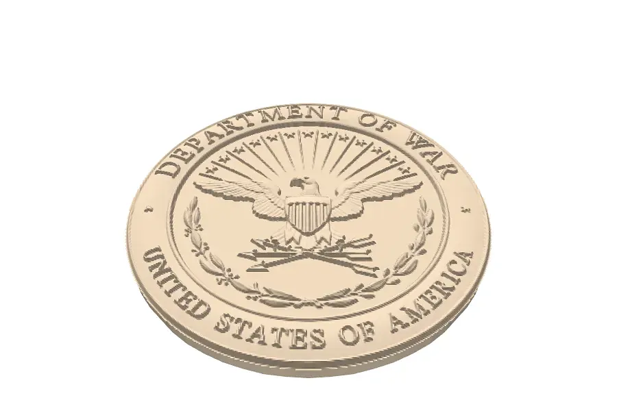 new official Department of War Seal - image 1