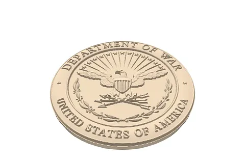 new official Department of War Seal
