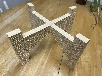 Textured Interlocking Plant Stand