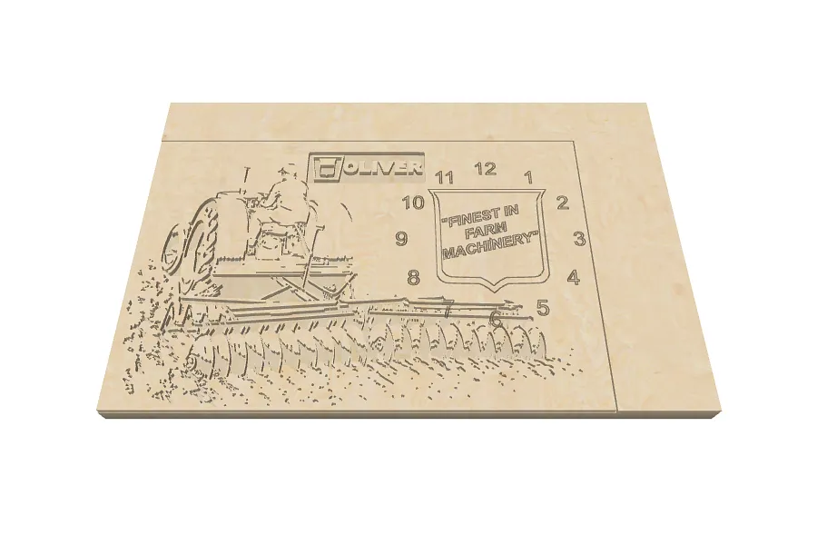 Oliver tractor clock - image 1