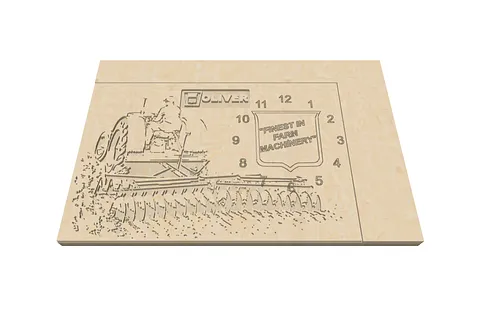 Oliver tractor clock
