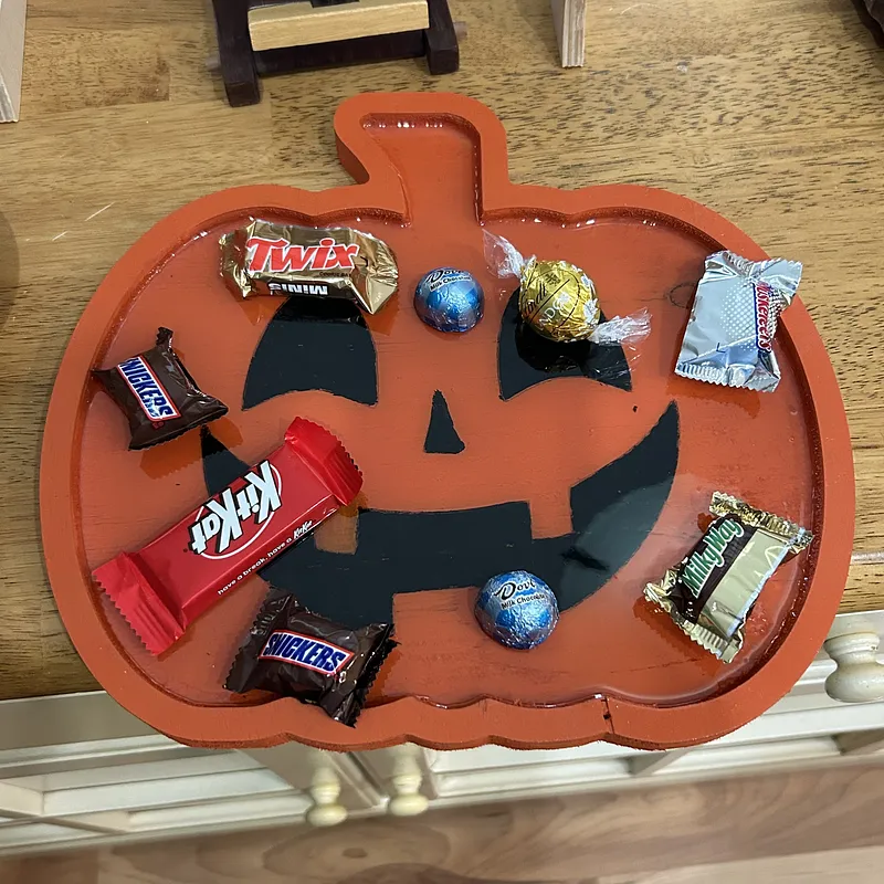 Pumkin Tray Candy Dish - image 1