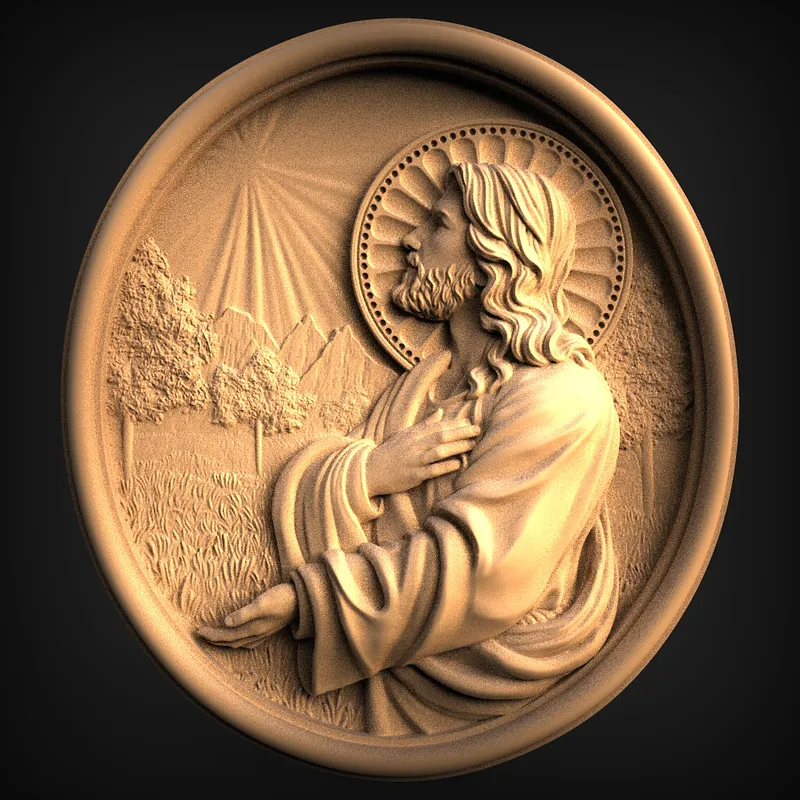 Ultimate 3D Relief STL Religious files.  - image 1