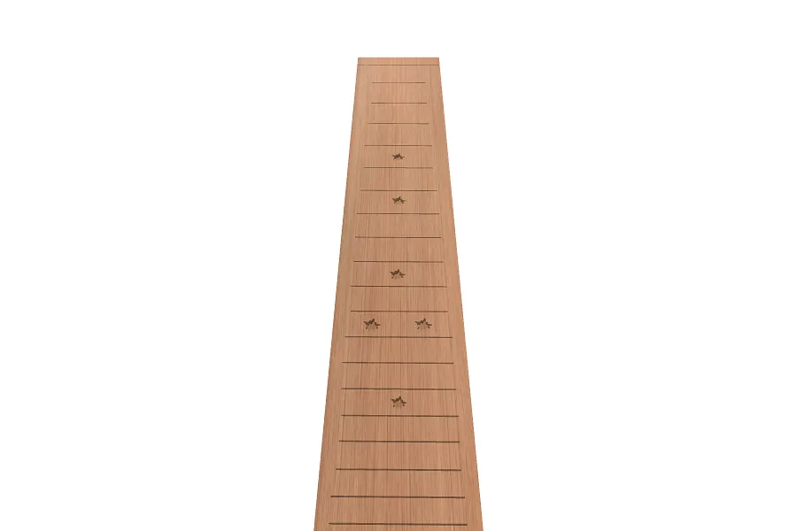 TenorUkulele Fretboard with (17 in scale length) markers (DO NO USE - MAKE A COPY) 9-7-25 - image 1