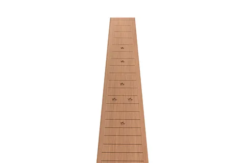 TenorUkulele Fretboard with (17 in scale length) markers (DO NO USE - MAKE A COPY) 9-7-25