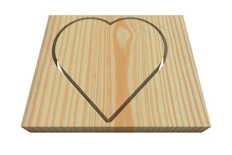 HEART CUTOUT 1/8