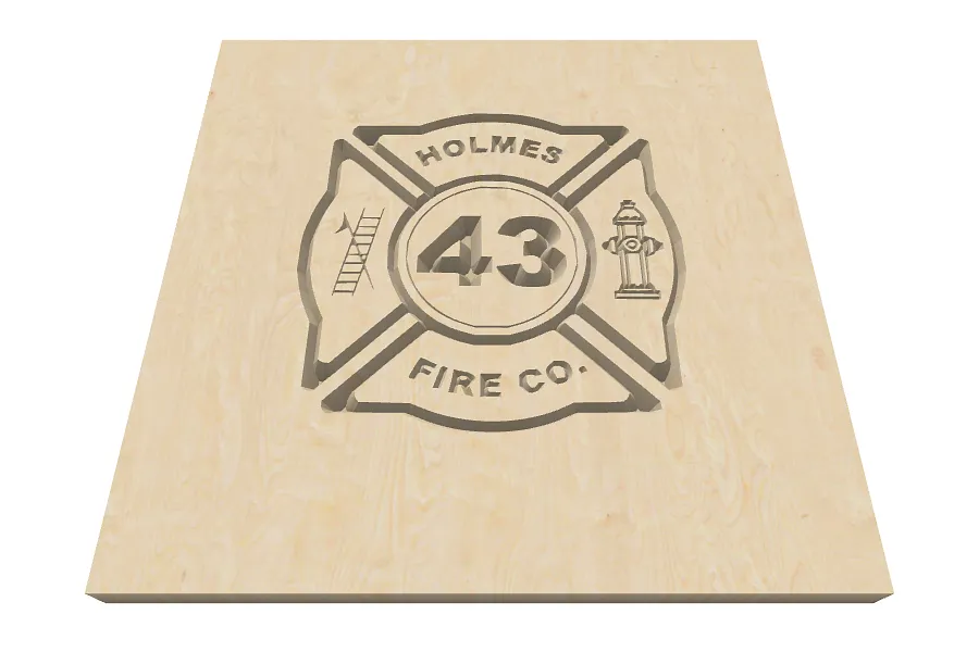 Fire Dept. Emblem - image 1