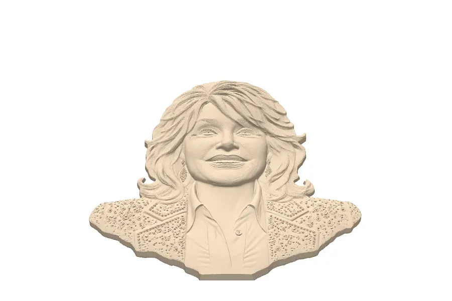 Dolly Parton Deep Relief Portrait - image 1