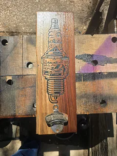 BOTTLE OPENER SPARK PLUG