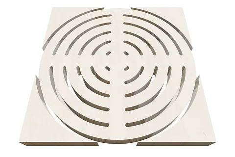 MJ2 Concentric Circles trivet