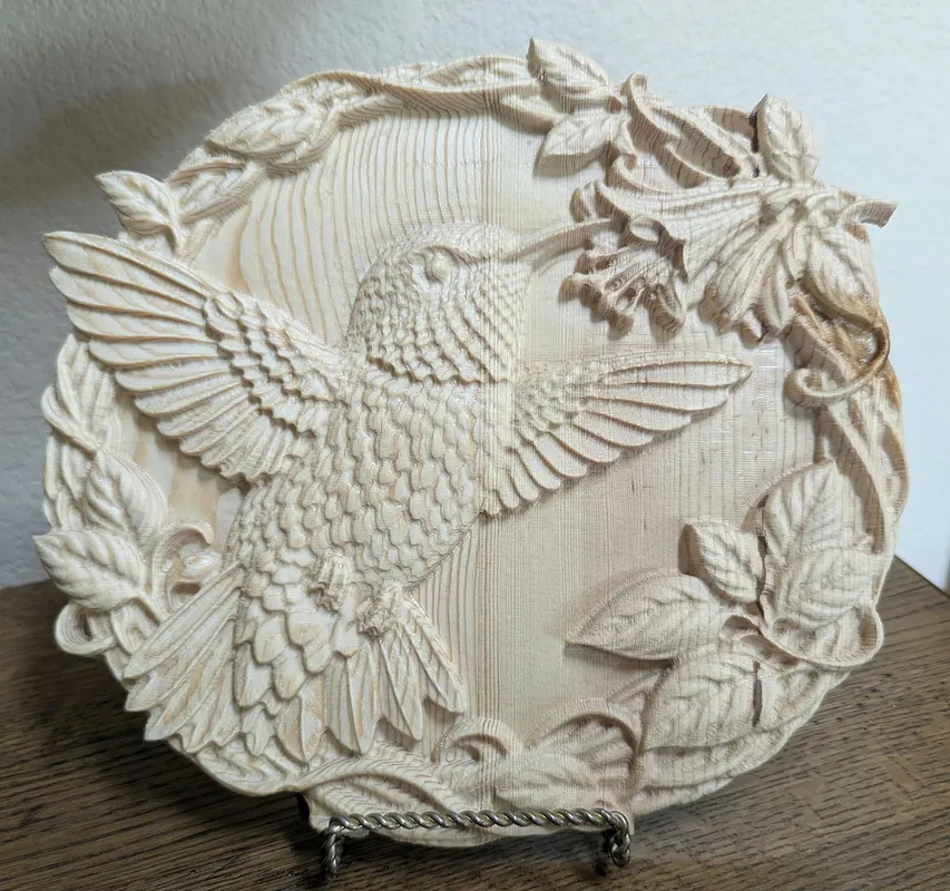 bird and flower2 - image 1