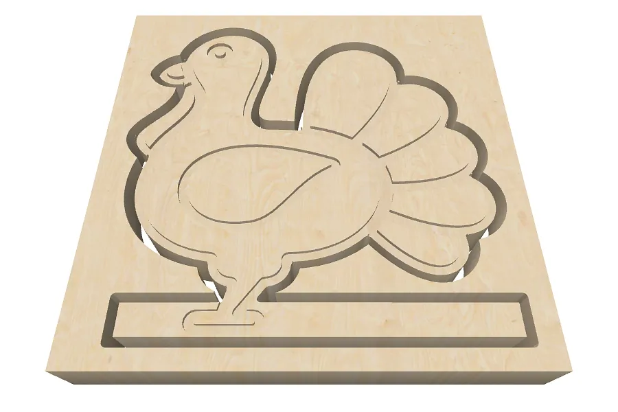 Turkey Napkin Holder - image 1