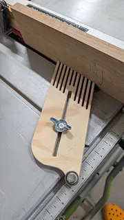 Featherboard and Thin-rip Jig.